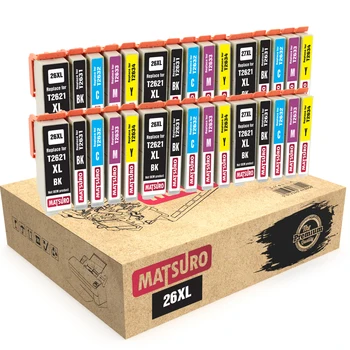 Originalus Matsuro | pakaitines kasetes EPSON 26XL T2621 T2631 T2632 T2633 T2634